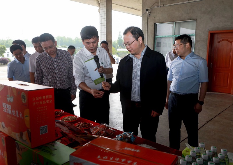 常德市委副書記、市長周振宇帶隊赴湘非國際調研企業生產經營情況